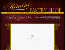 Tablet Screenshot of famousriminibakery.com